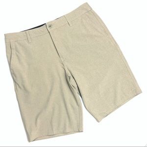 O’Neill Mens Hybrid Shorts Heathered Khaki size 34